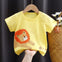 JF Yellow Lion Roar T-Shirt TP6071D